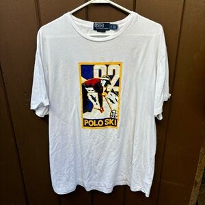 Polo Ralph Lauren Polo Ski 92 Crewneck Short Sleeve T Shirt Mens XL White